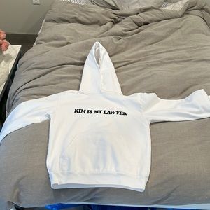 Unisex Talentless Hoodie "Kim is my lawyer"